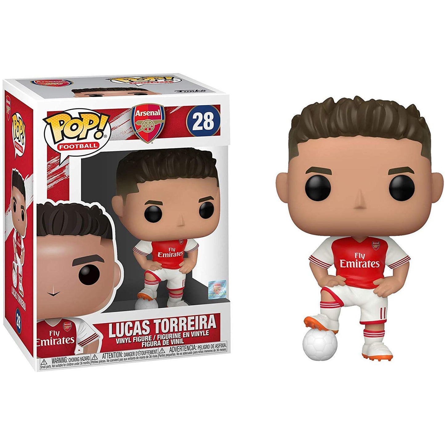 Funko Pop! Football: Arsenal - Lucas Torrrira #28