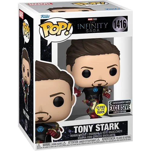 Infinity Saga Tony Stark exclusive Funko Pop! Vinyl figure Marvel saw