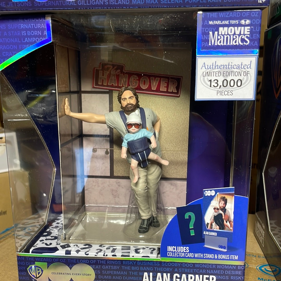 McFarlane Movie Maniacs Alan Garner the hangover WB100 action Figure