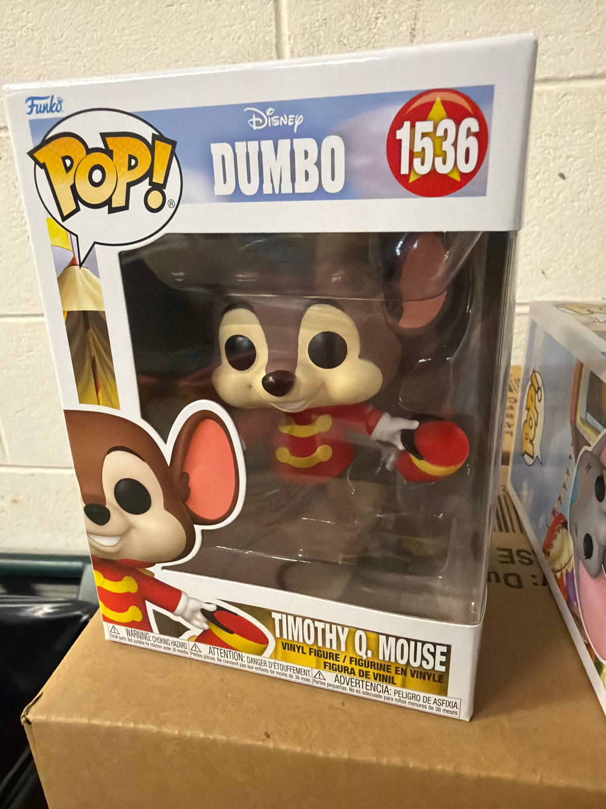 Dumbo Timothy Q mouse 1536 Funko Pop! Vinyl figure Disney