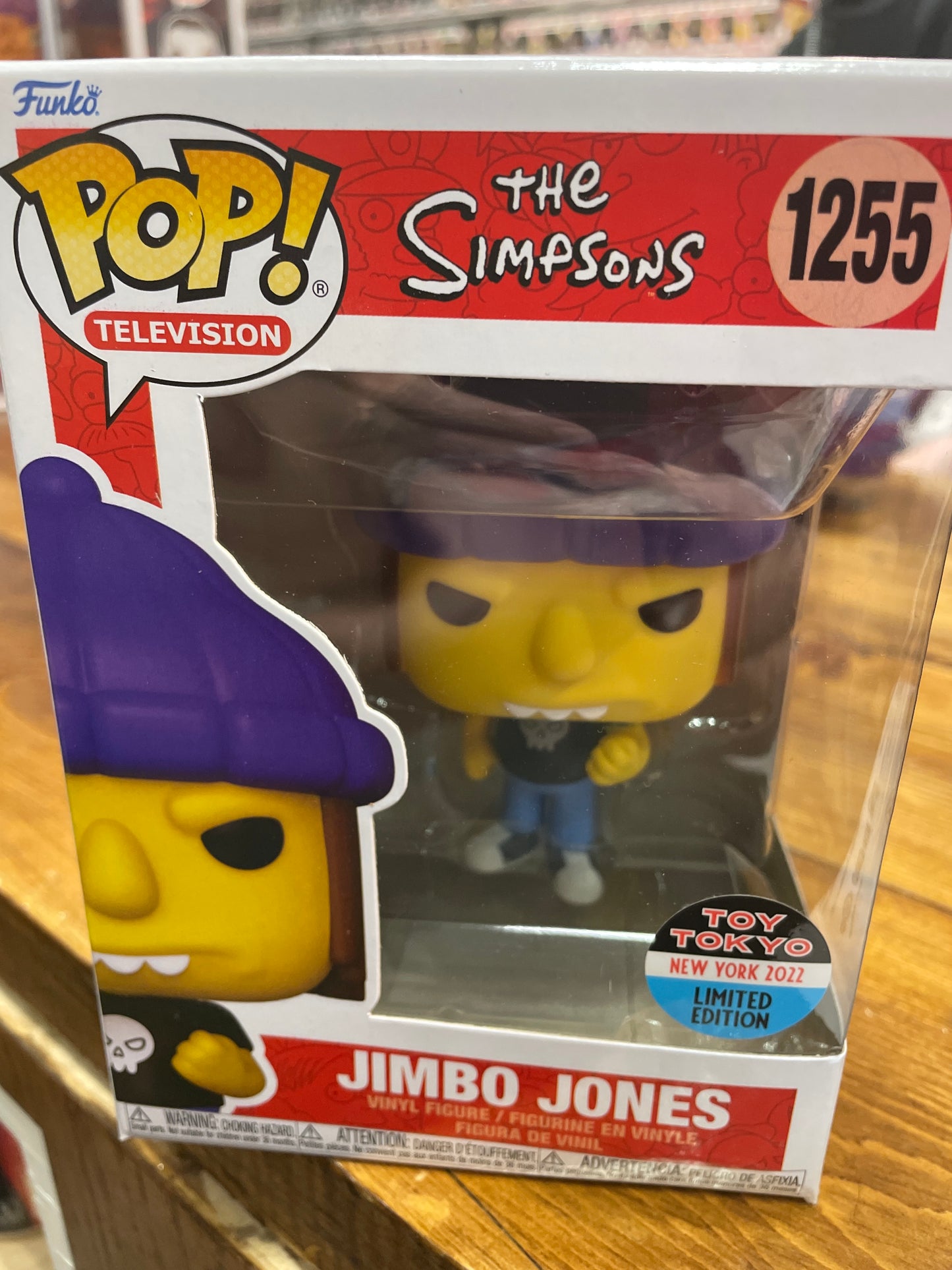 The Simpsons Jimbo Jones 1255 Funko Pop! Vinyl Figure cartoon