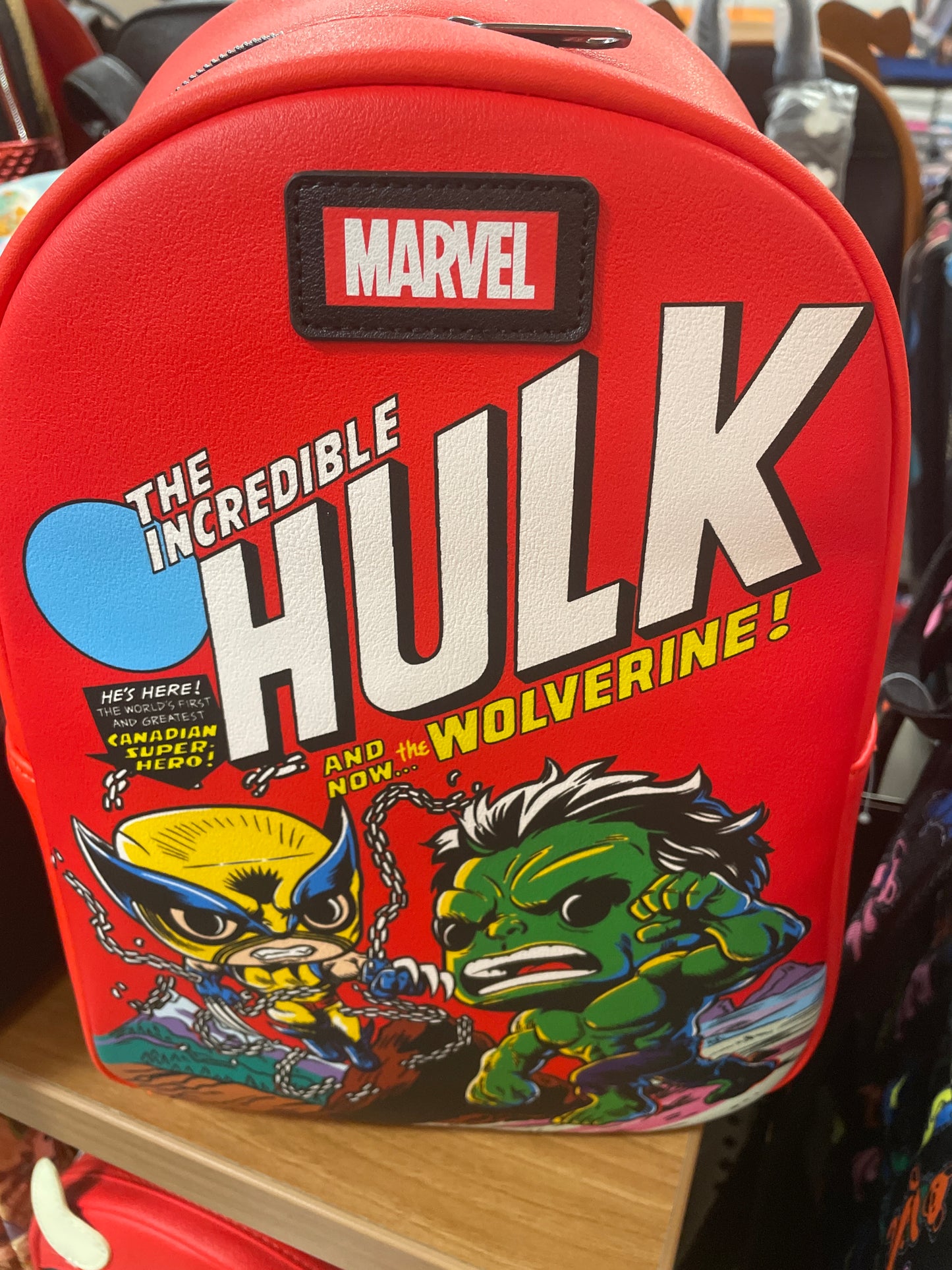 Funko Mini-Backpack: Marvel - Wolverine, 50Th Anniversary Comic Action