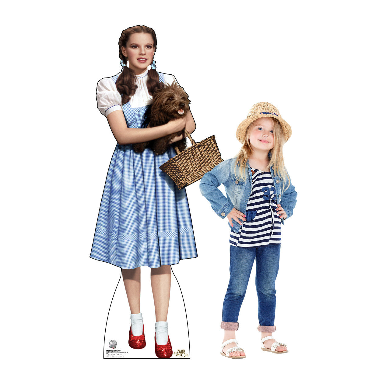 Wizard of OZ Dorothy LIFE SIZE STANDEE cardboard stand up NEW