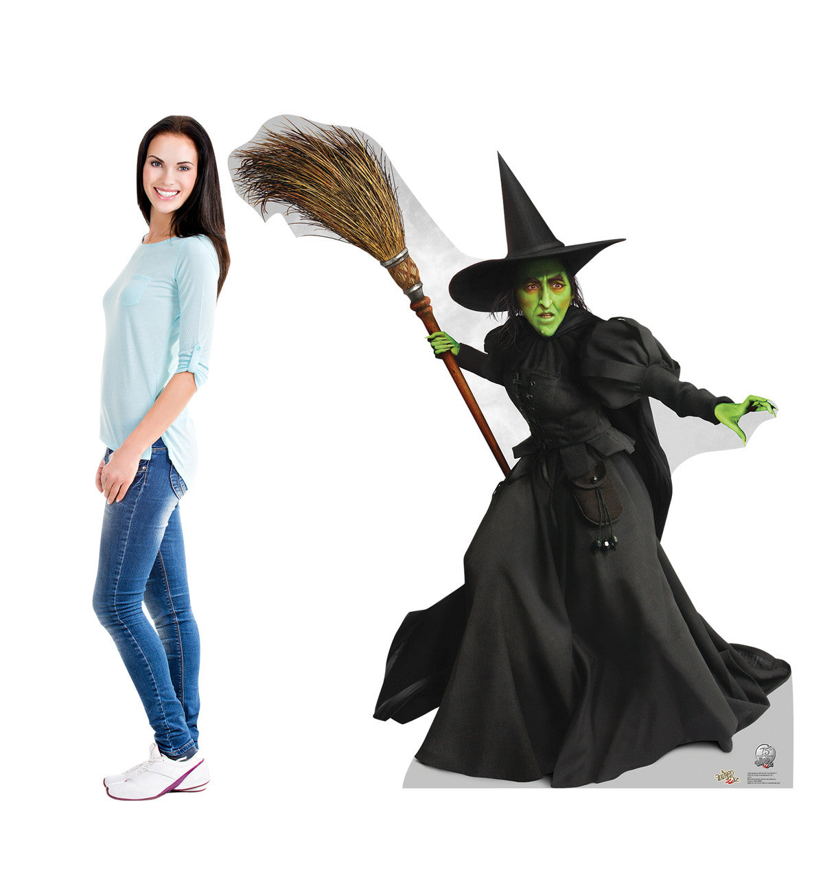 Wizard of OZ Wicked Witch LIFE SIZE STANDEE cardboard stand up NEW