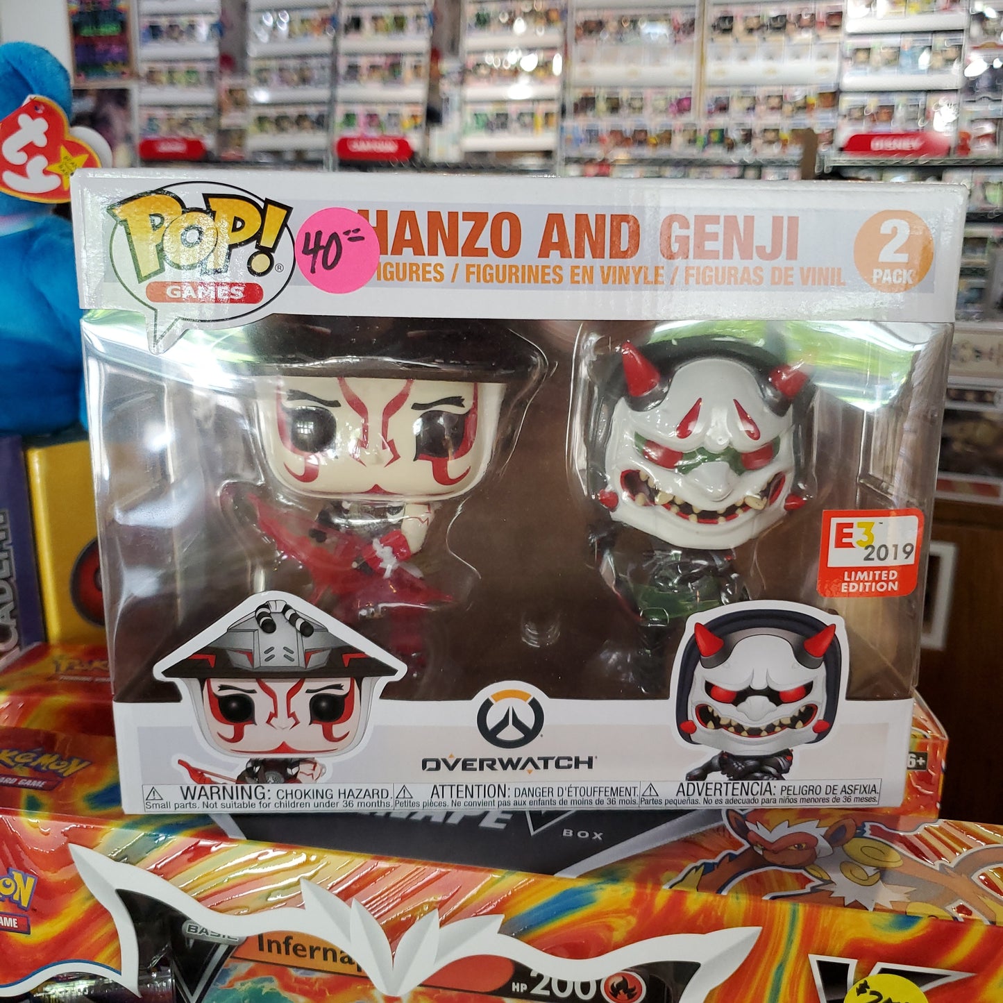 Overwatch - Hanzo & Genji - Funko Pop Figure 2 Pack (video games)