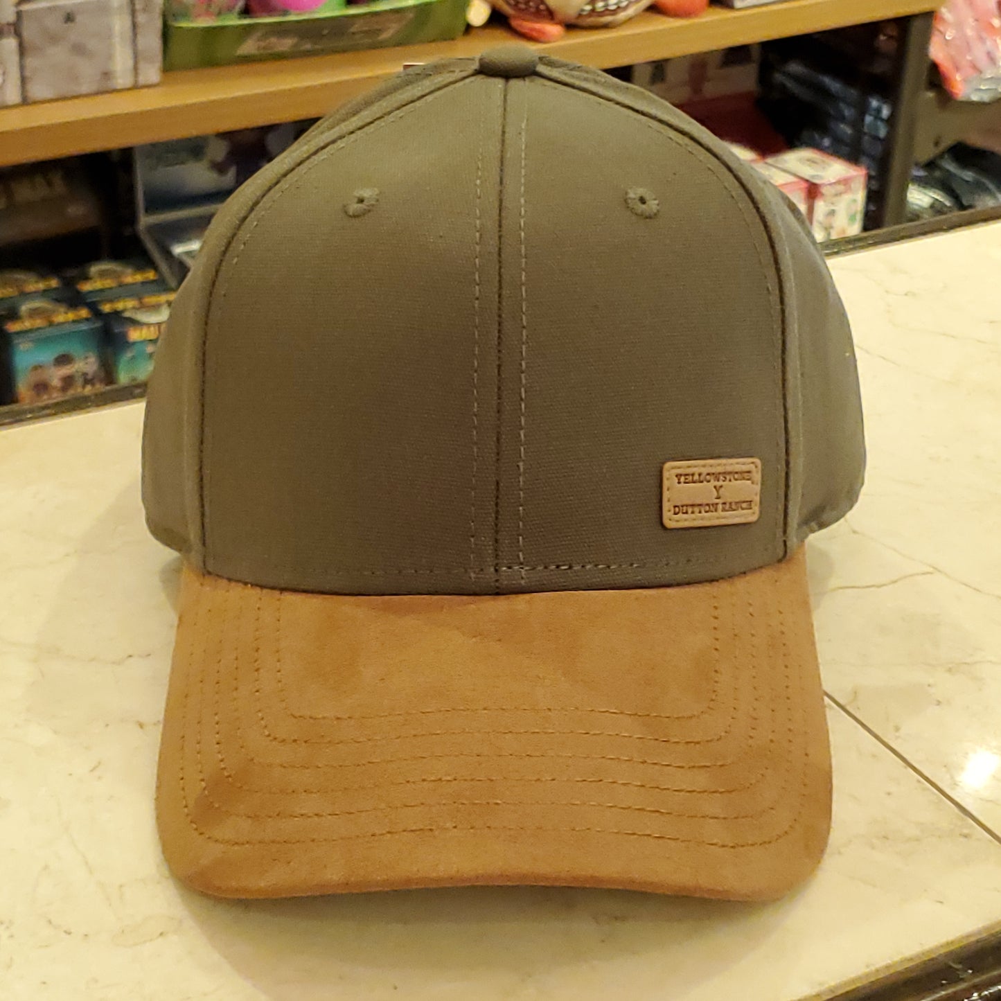 Yellowstone Dutton Ranch Suede Bill Adjustable Baseball Hat by Bioworld