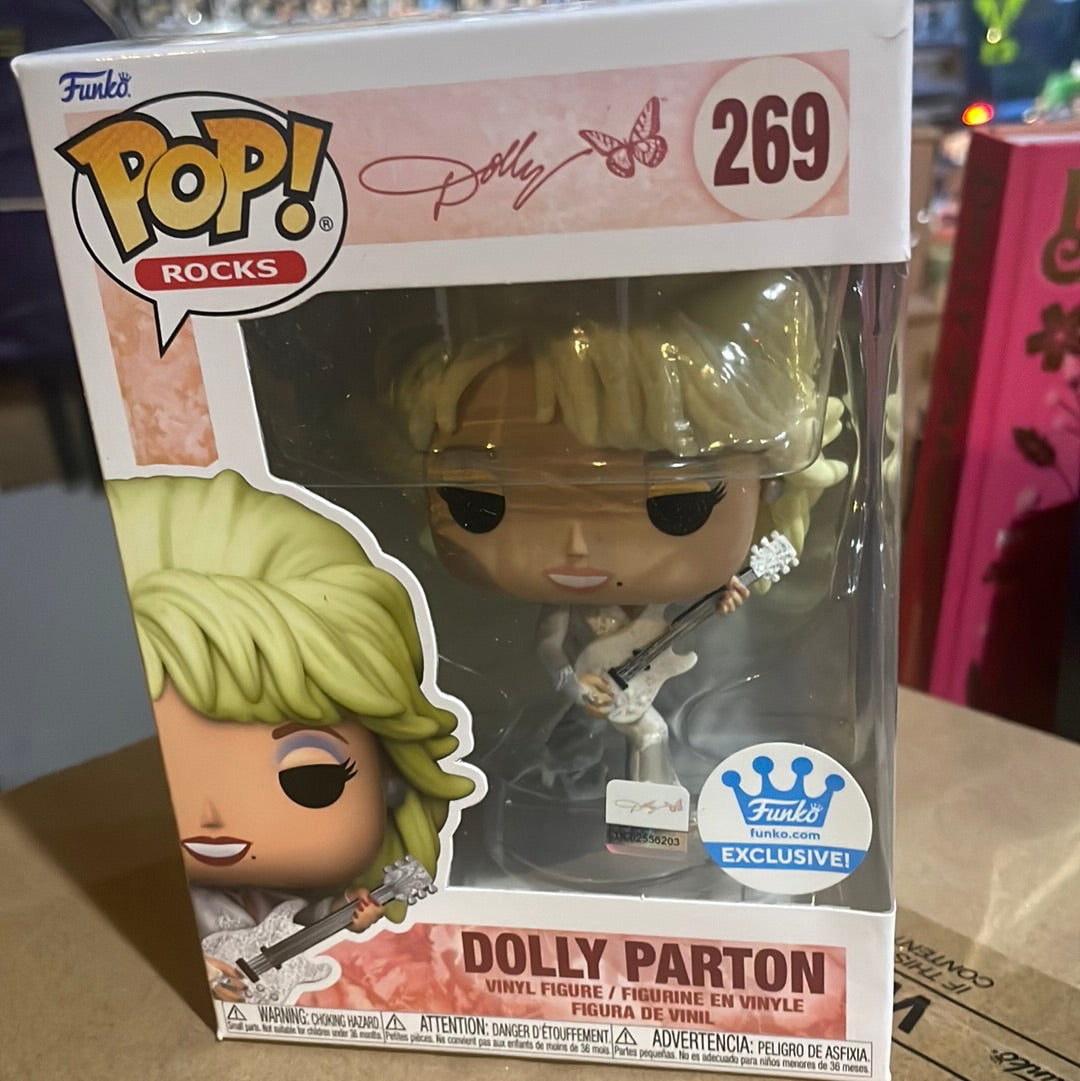 Dolly Parton #269- Funko GLITTER Exclusive Funko Pop! Vinyl Figure (Rocks)