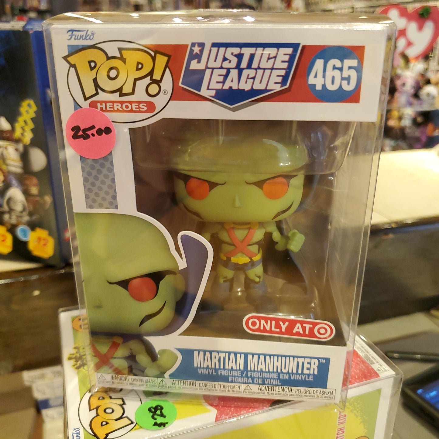 DC Comics Justice League - Martian Manhunter #465- Funko Pop Vinyl Figure