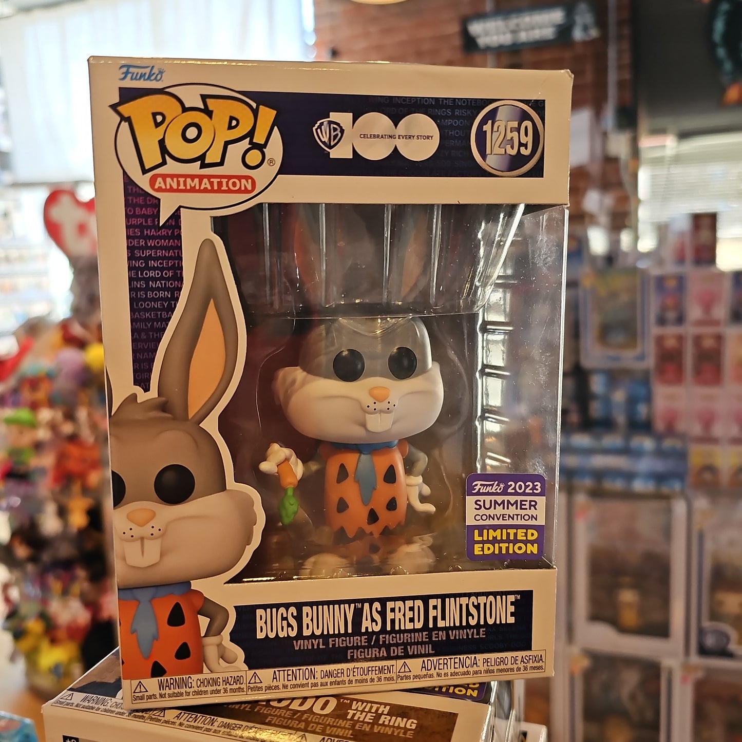 Looney Tunes - Bugs Bunny as Fred Flintstone #1259 - Funko Pop Vinyl Figure