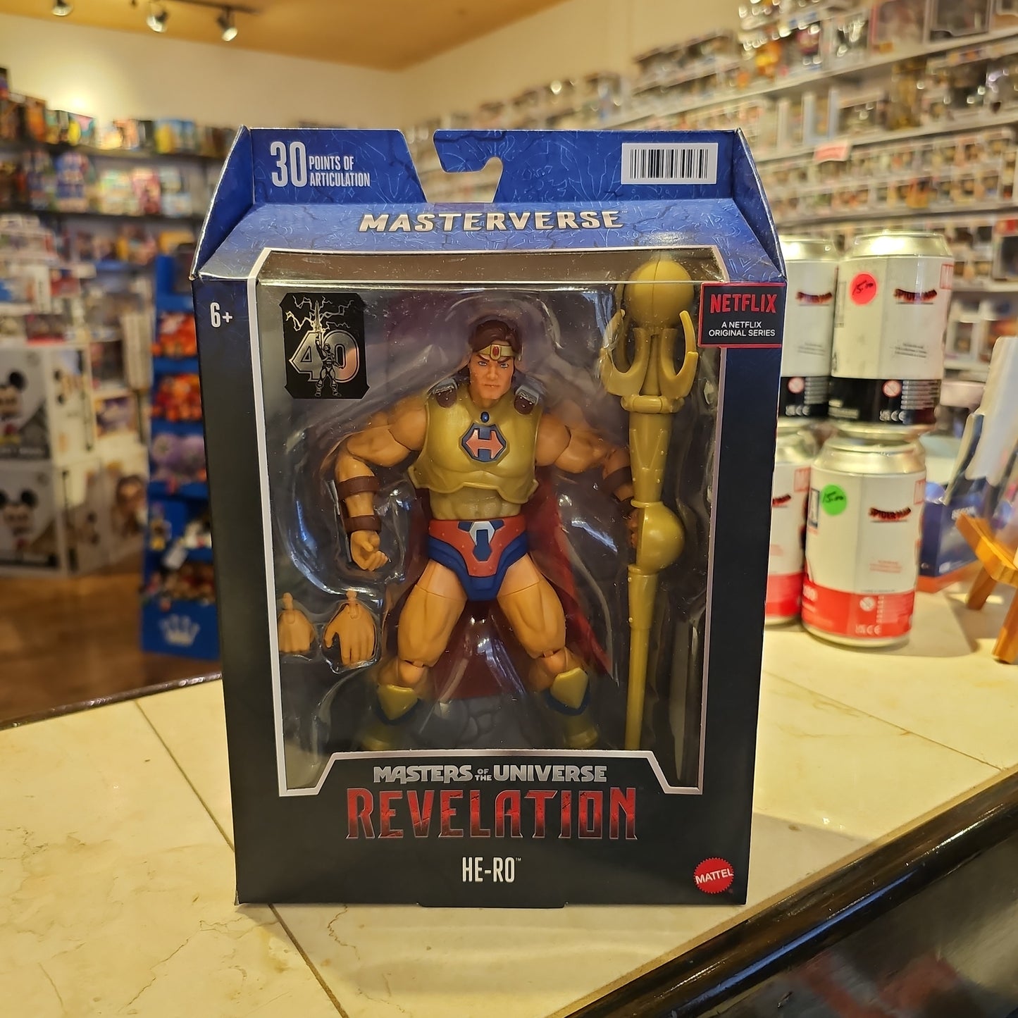 MOTU Revelation Masterverse He-Ro Action Figure