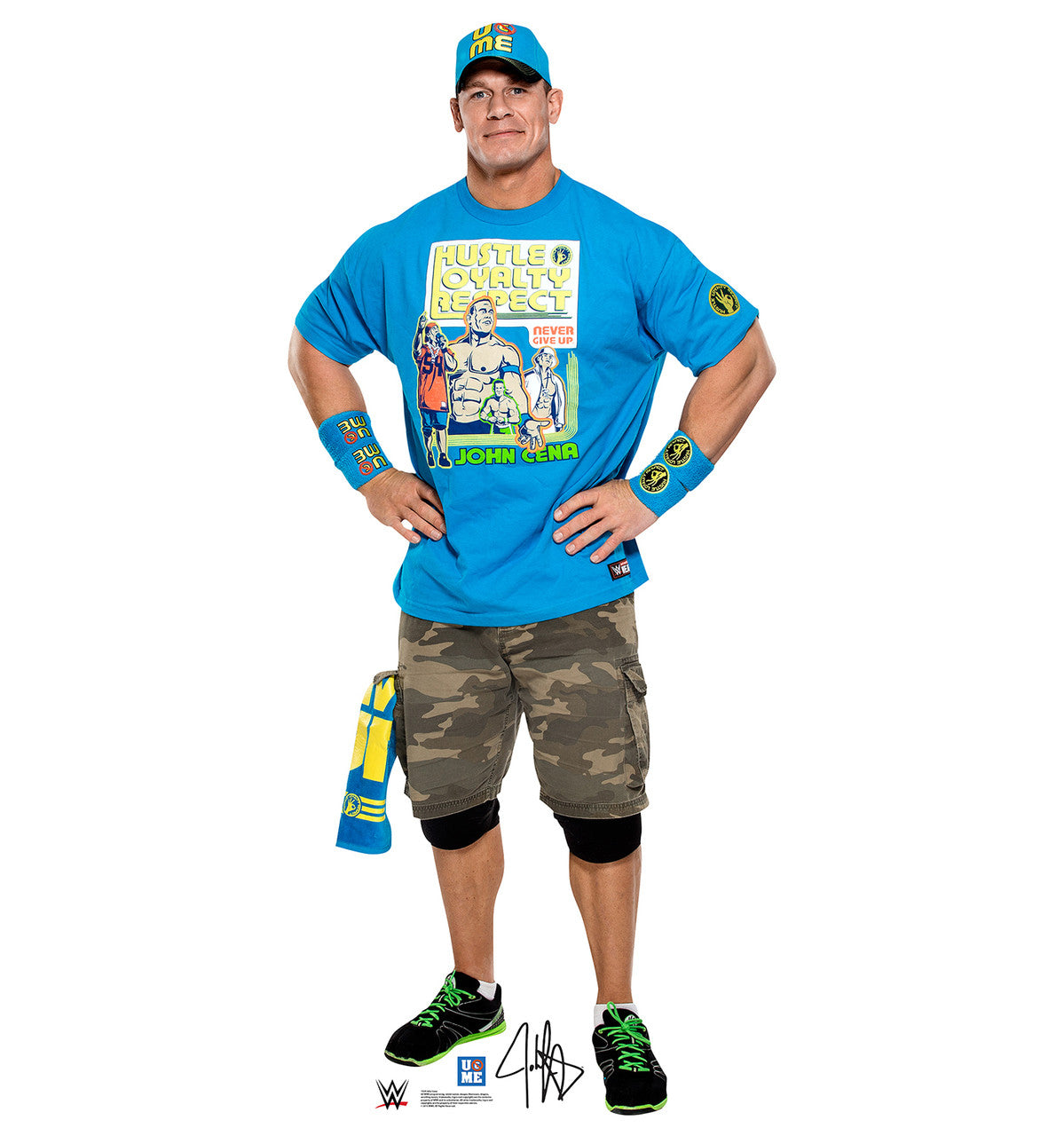 WWE John Cena hustle - LIFE SIZE STANDEE cardboard stand up NEW