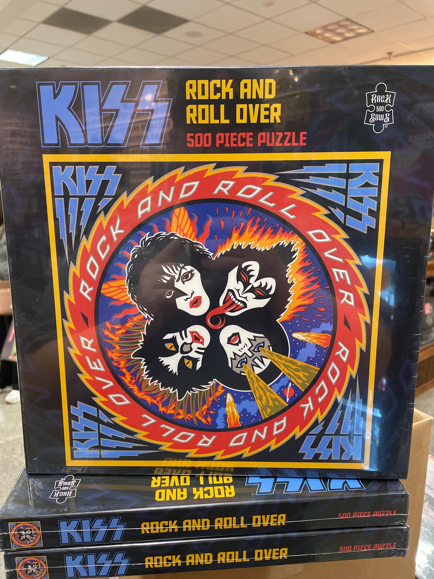 Kiss - Rock and Roll Over- Album Cover 500 Piece Puzzle