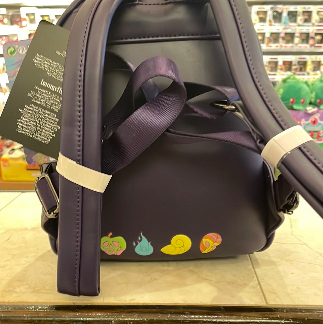 Loungefly, Disney villains, mini backpack