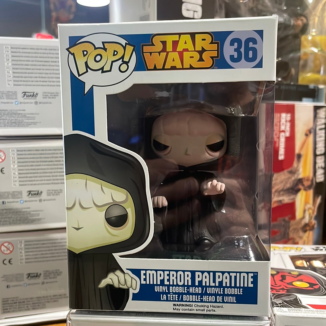 Star wars emperor Palpatine 36 blue box Funko Pop! Vinyl figure