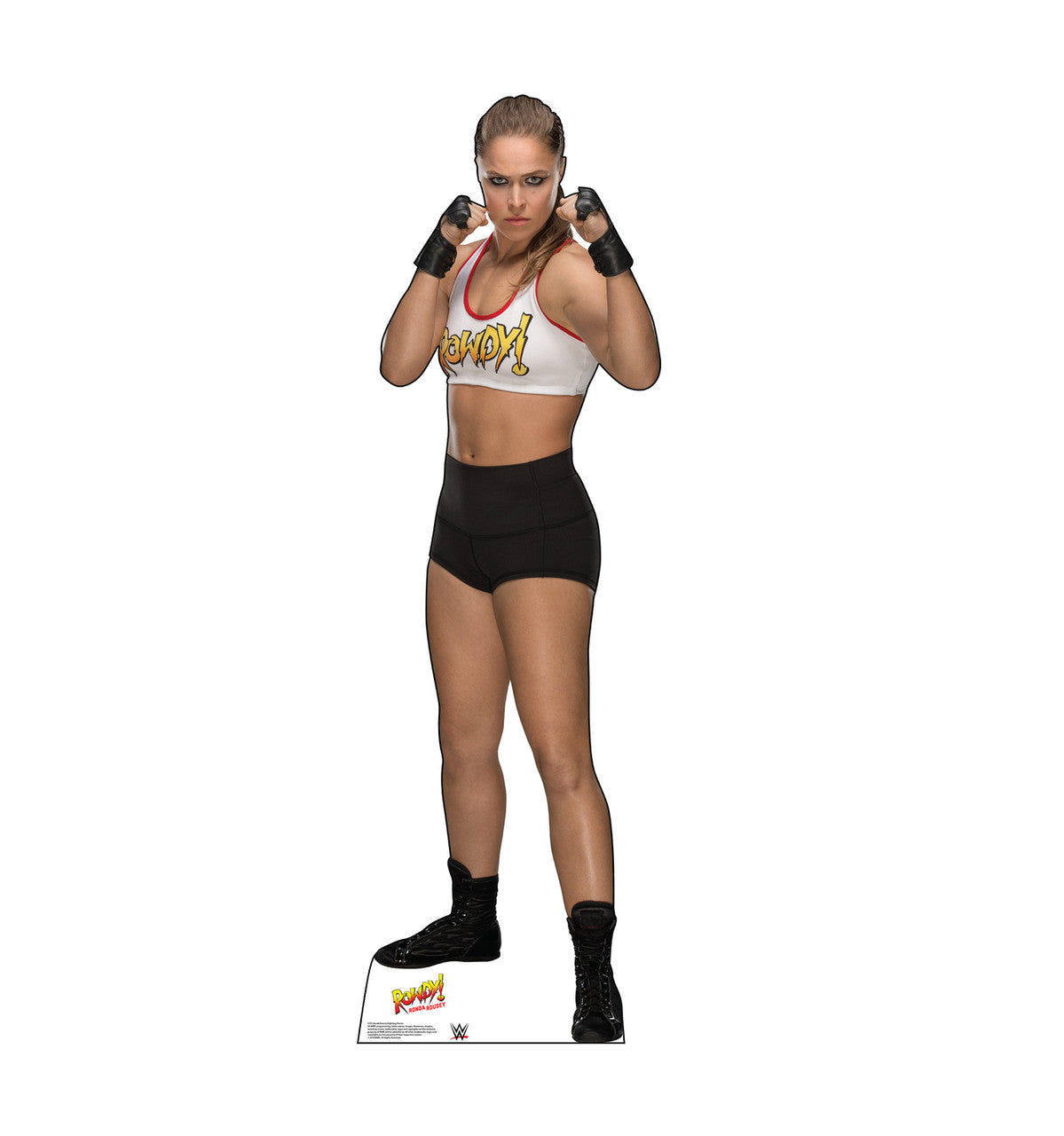 WWE Ronda Rousey shorts - LIFE SIZE STANDEE cardboard stand up NEW