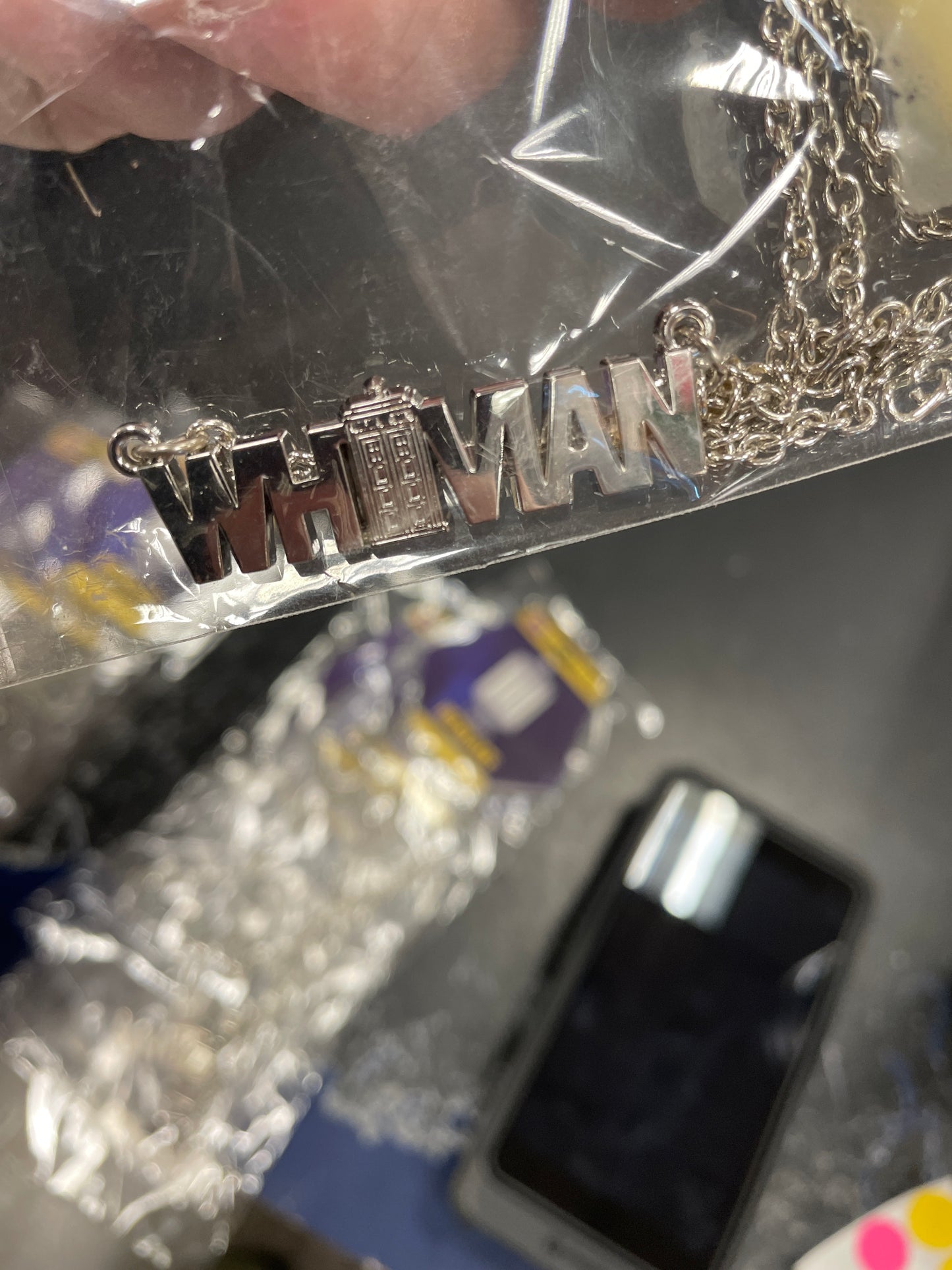 Dr. Who Whoman Necklace Doctor Who BBC