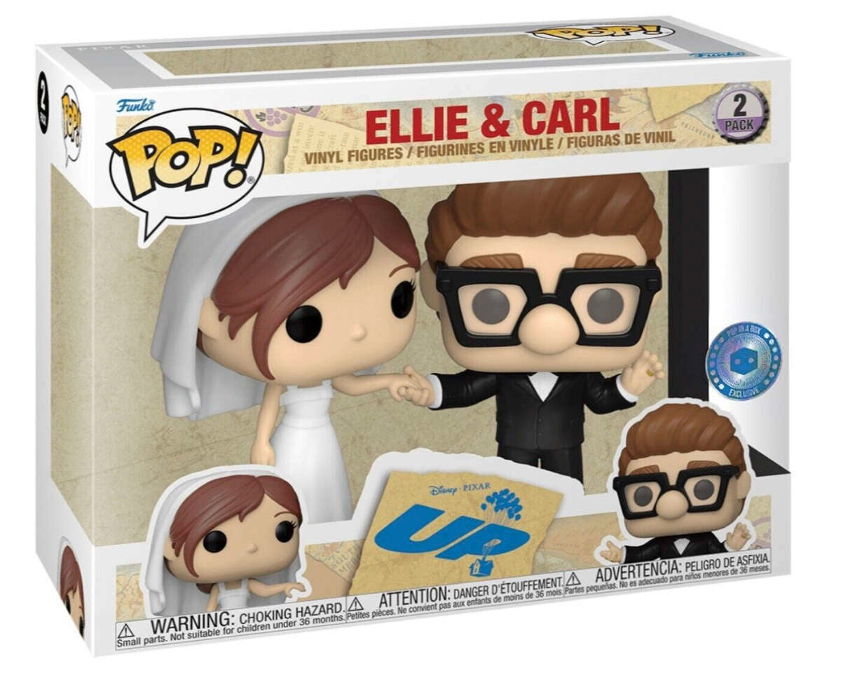 Disney Ellie & Carl wedding two pack exclusive Funko Pop! Vinyl Figure