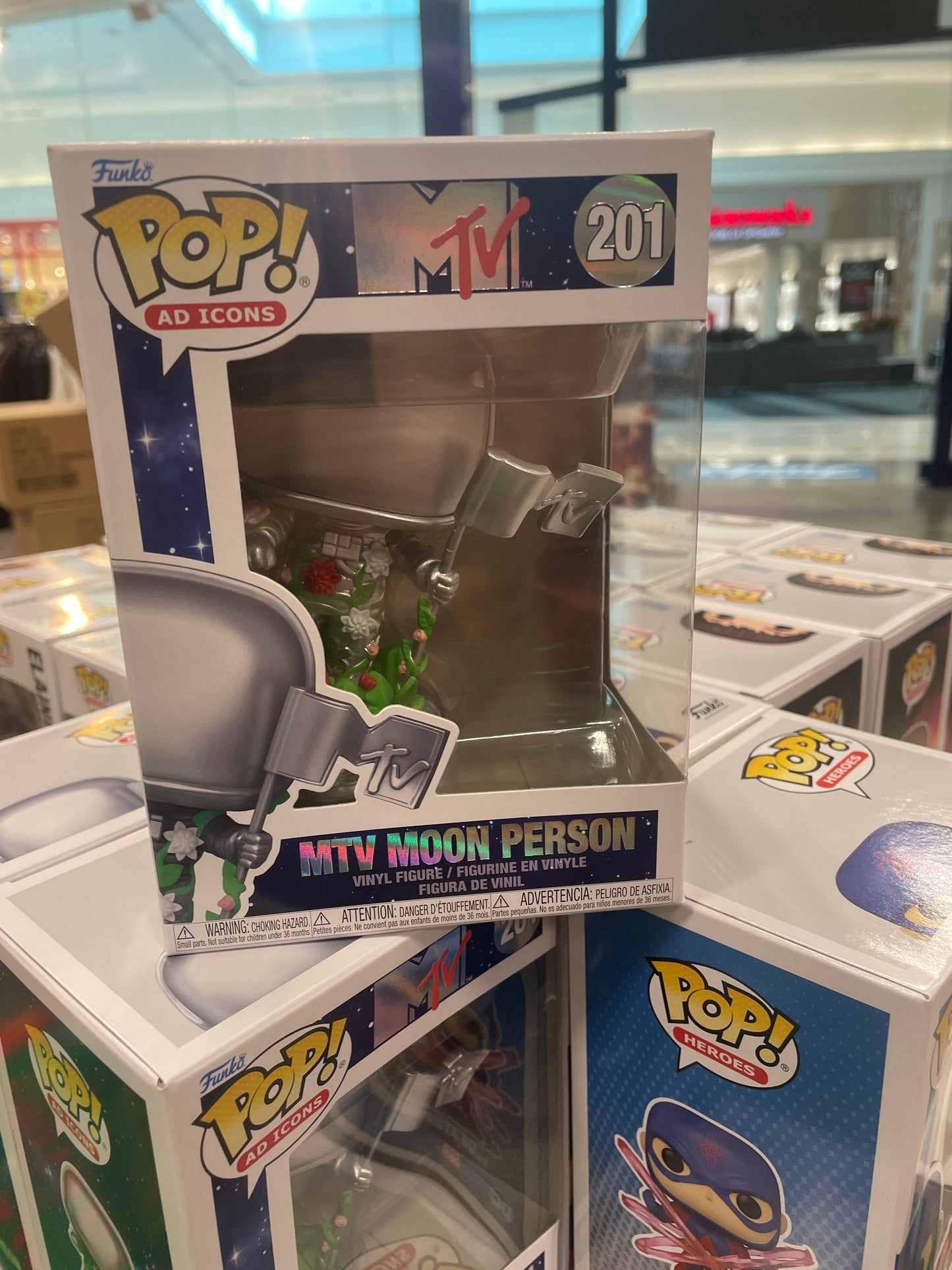 MTV Moon Person (Silver) Funko Pop! Vinyl figure Icons