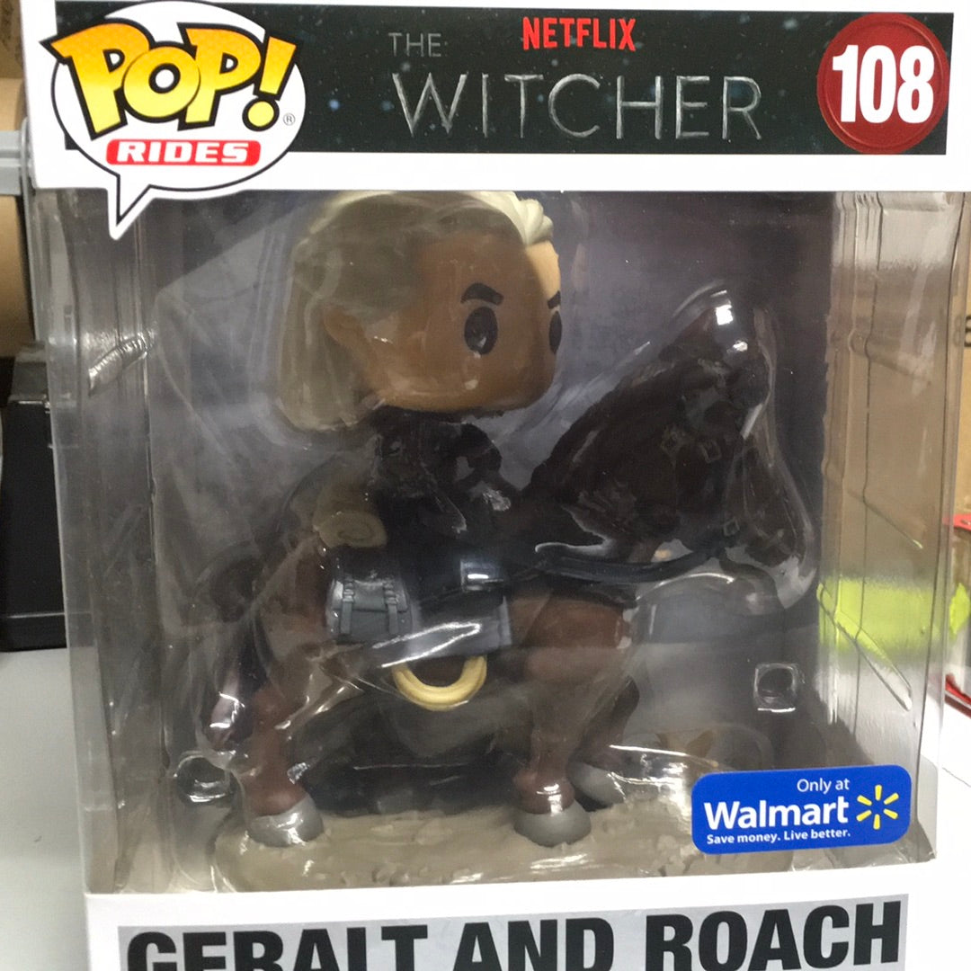 The Witcher Geralt and Roach exclusive 108 Funko Pop! Vinyl figure