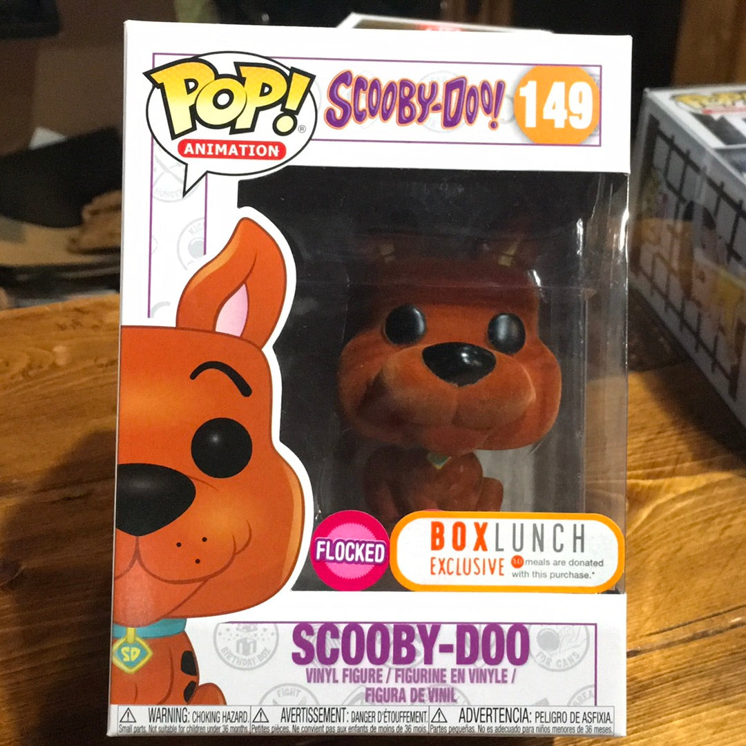 Scooby-Doo flocked 149 exclusive Funko Pop! Vinyl figure exclusive cartoon