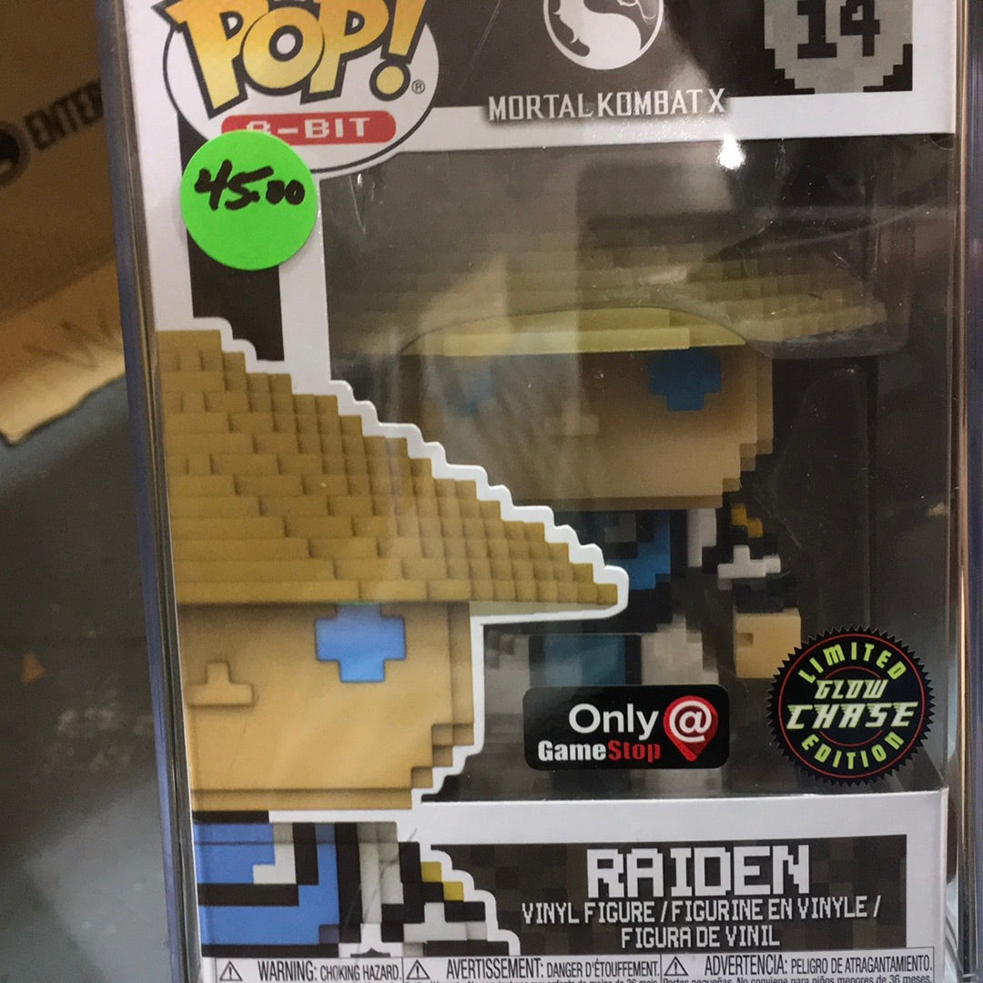 Mortal Kombat Raiden 8bit GameStop exclusive Funko Pop! Vinyl figure games