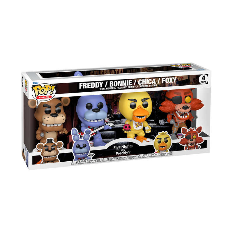 FNAF five nights at Freddys 4 pack Exclusive Funko Pop! 4-pack