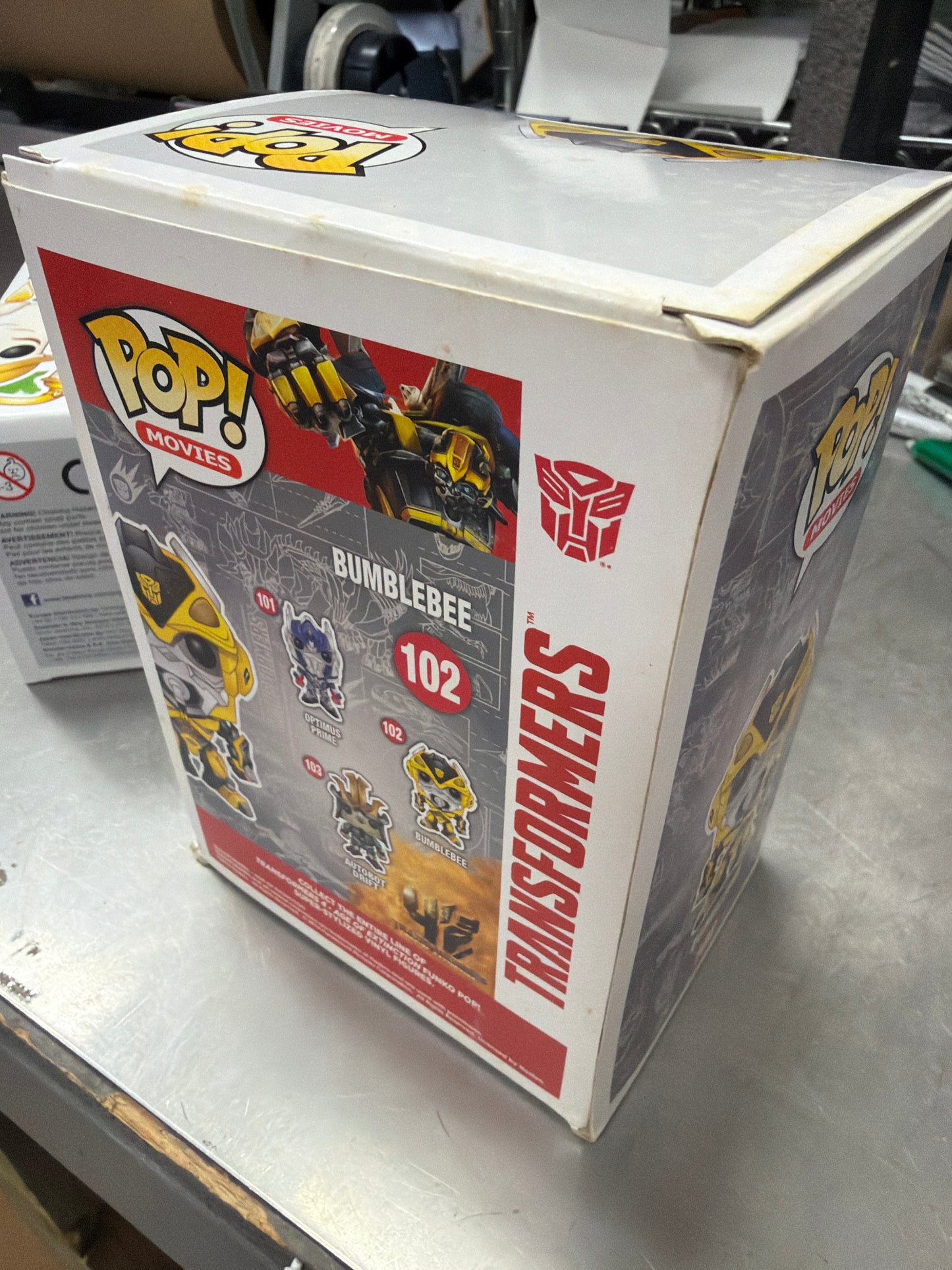 Transformers Bumblebee 102 Funko Pop! Vinyl figure movies - wear