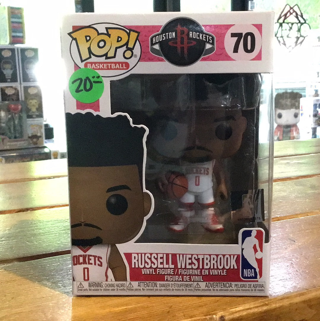 NBA Russell Westbrook #70 Huston Rockets Funko Pop! Vinyl figure sports