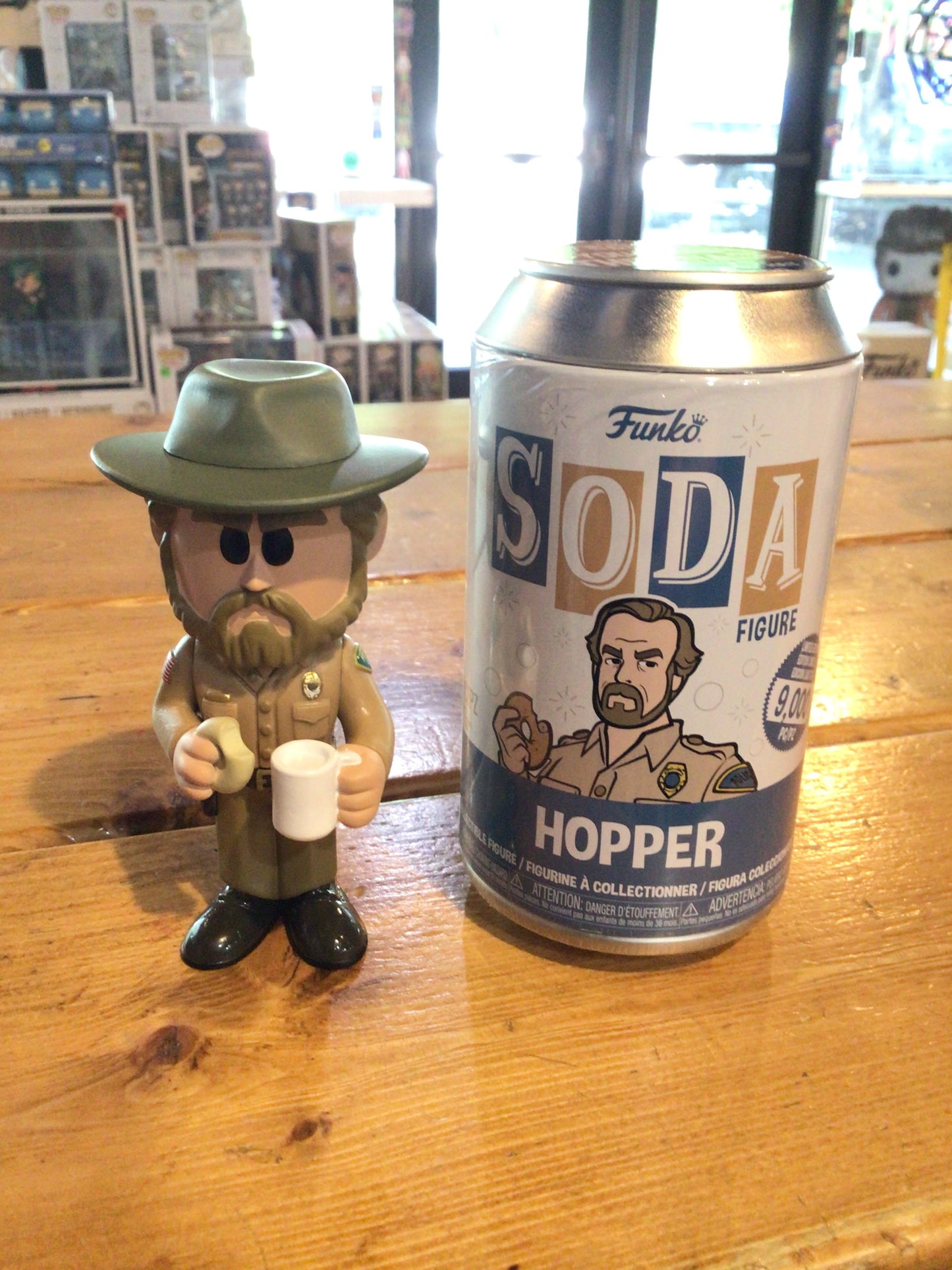Stranger Things Hopper Funko Mystery Soda Figure Television
