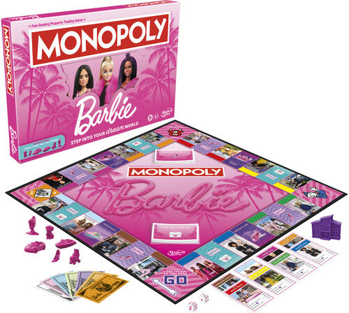 Barbie hasbro movie Monopoly Board Game new