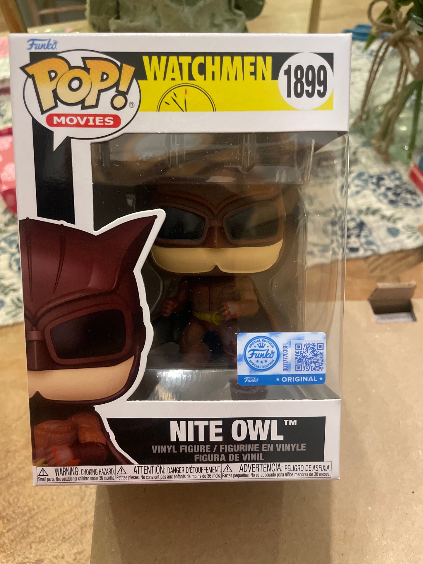 Watchman Nite Owl 1899 exclusive funko Pop! Vinyl Figure dc comics