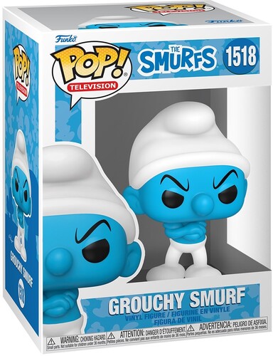 SMurfs Grouchy Smurf 1518 Funko Pop! Vinyl Figure cartoon