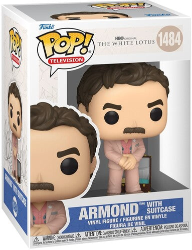 White Lotus Armond with suitcase 1484 Funko Pop! Vinyl Figure television