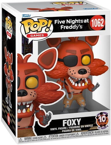 Five Nights at Freddys FNAF Foxy 10th anniversary 1062 Funko Pop! Vinyl Figure Cartoon