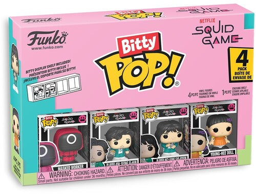 Bitty Pop Netflix Red Guard Squid game 4 pack