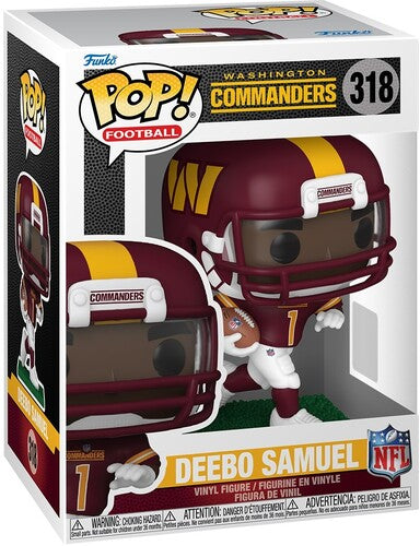 NFL Commanders Deebo Samuel 318 Funko Pop! Vinyl Figure sports