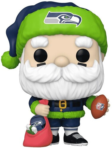 Seattle Santa Seahawks Funko Pop Vinyl Figure NFL