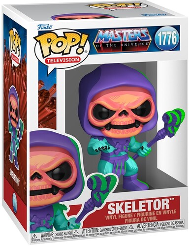Masters of the Universe Skeletor Comic style 1776 Funko Pop! Vinyl Figure cartoon