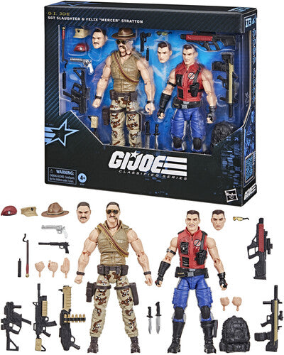 G.I. Joe Classified Sgt Slaughter Mercer Hasbro gijoe two pack