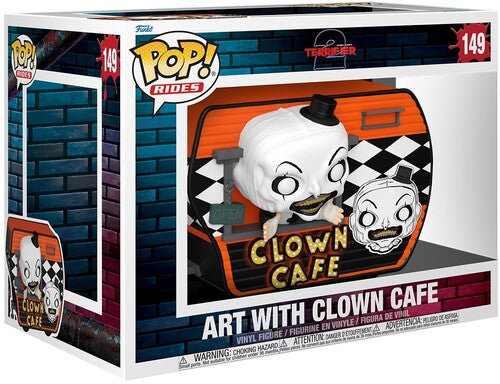 Terrifier Ride Art with Clown cafe 149 Funko Pop! Vinyl figure movies
