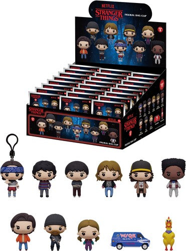 Stranger Things 5 3D Foam Bag Clip Blind Bag sealed random
