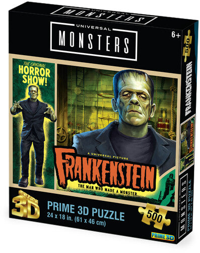 Universal Monsters Frankenstein 24x18 Lenticular 3D Puzzle