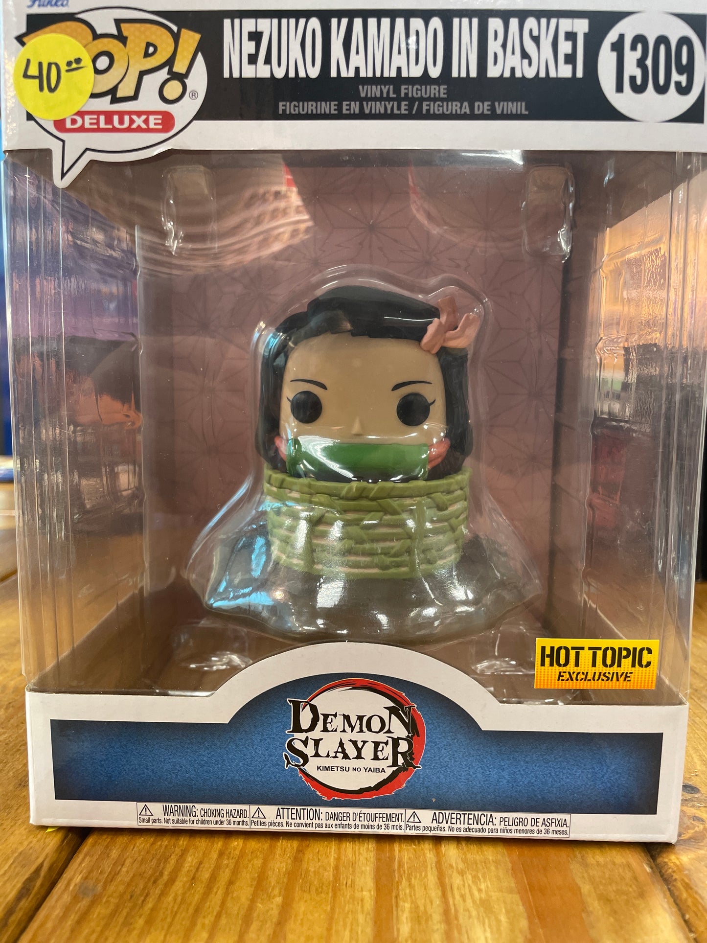 Demon Slayer- Nezuko Kamado in Basket- Funko Pop! Deluxe