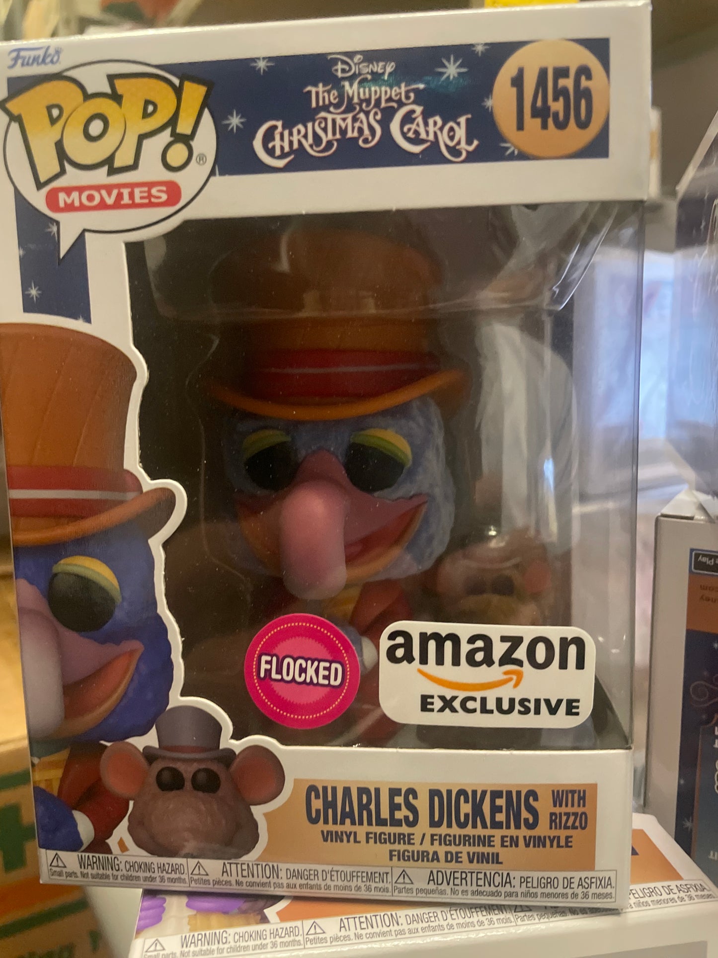 Muppets Christmas Carol: Charles Dickens (Gonzo) w/ Rizzo #1456 - Funko Pop! Vinyl Figure