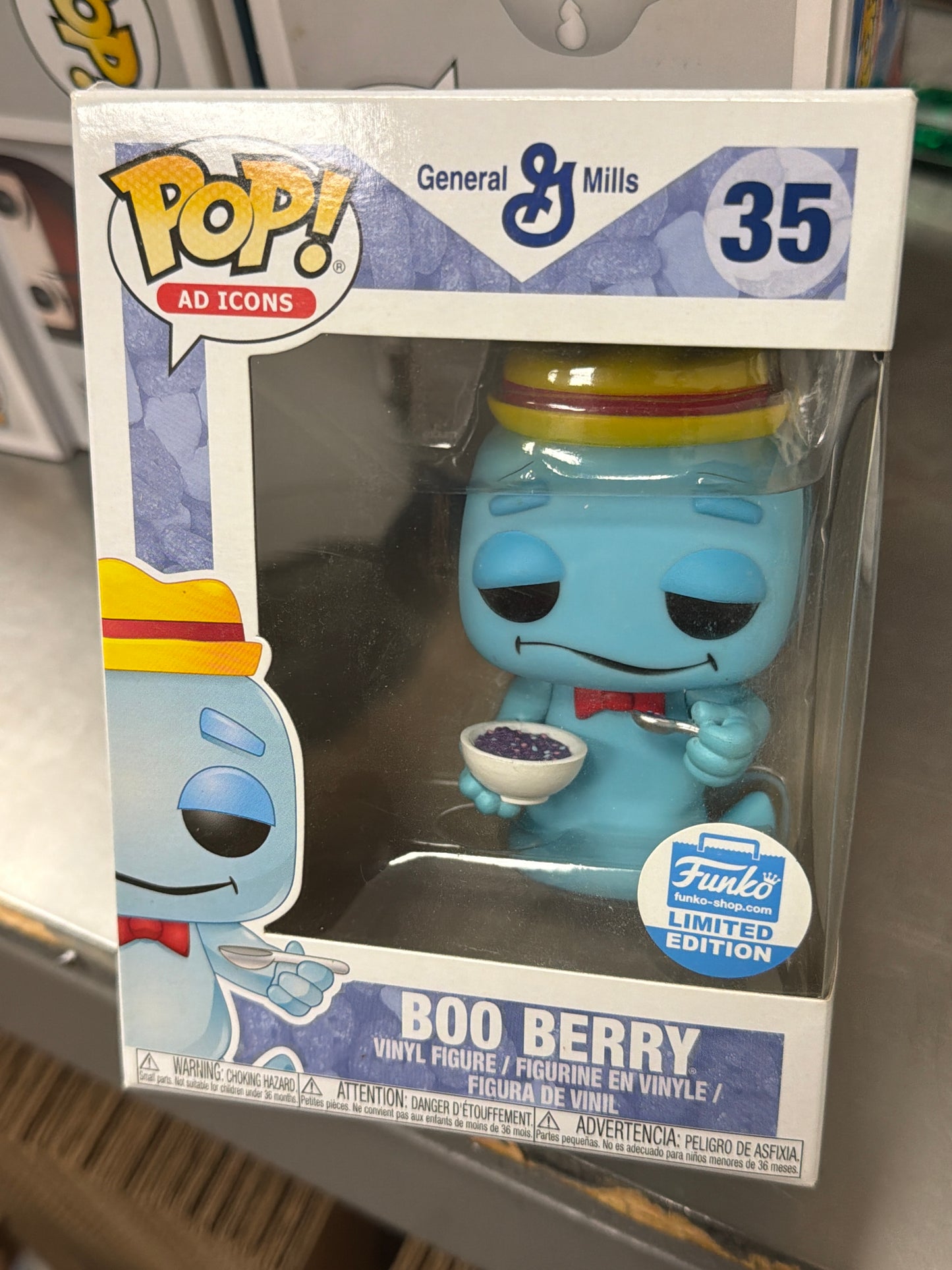 General Mills Boo Berry 35 bowl Funko Pop! Vinyl figure icons