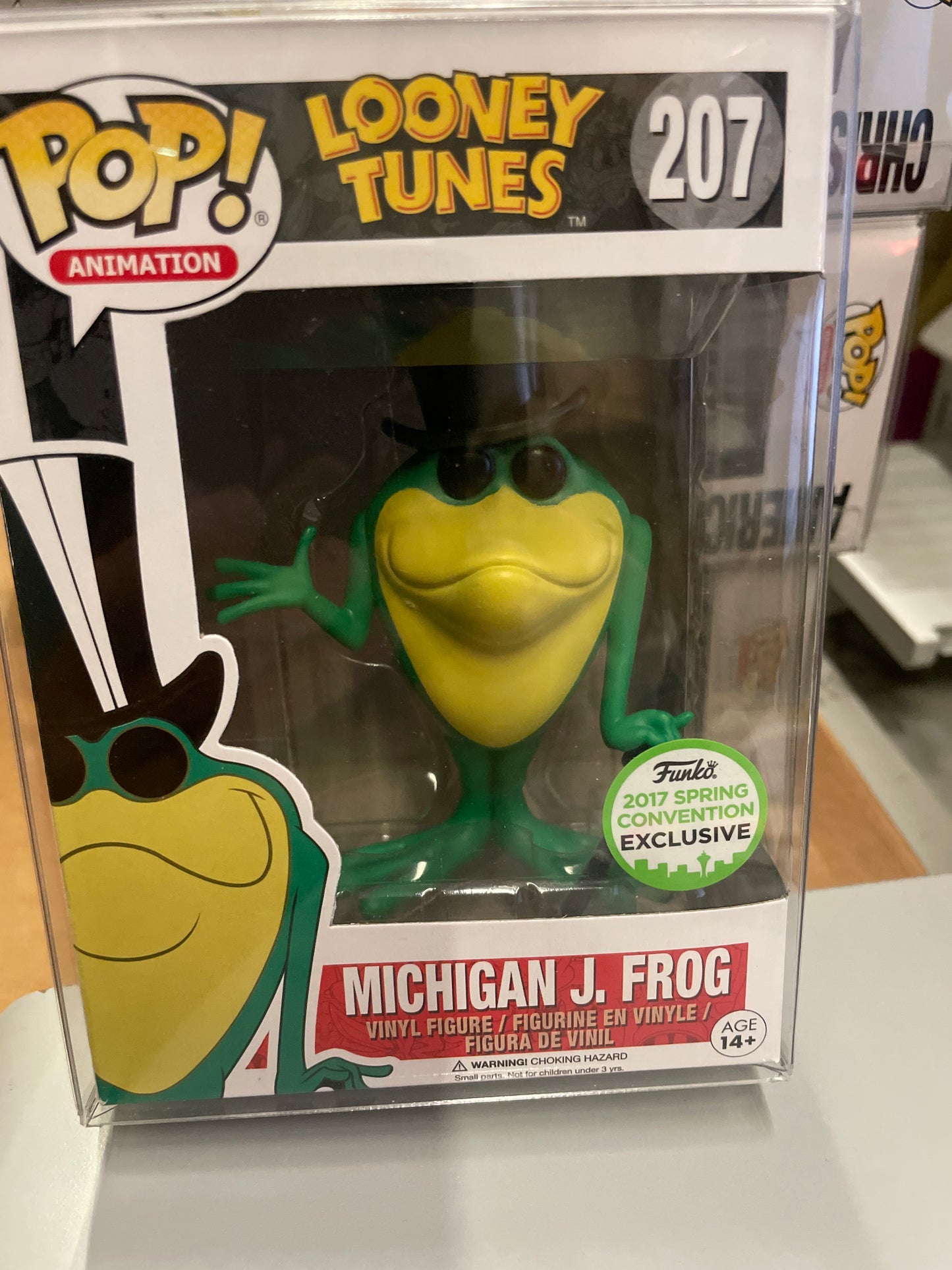 Looney Tunes Michigan j frog Exclusive Funko Pop! Vinyl figure cartoon