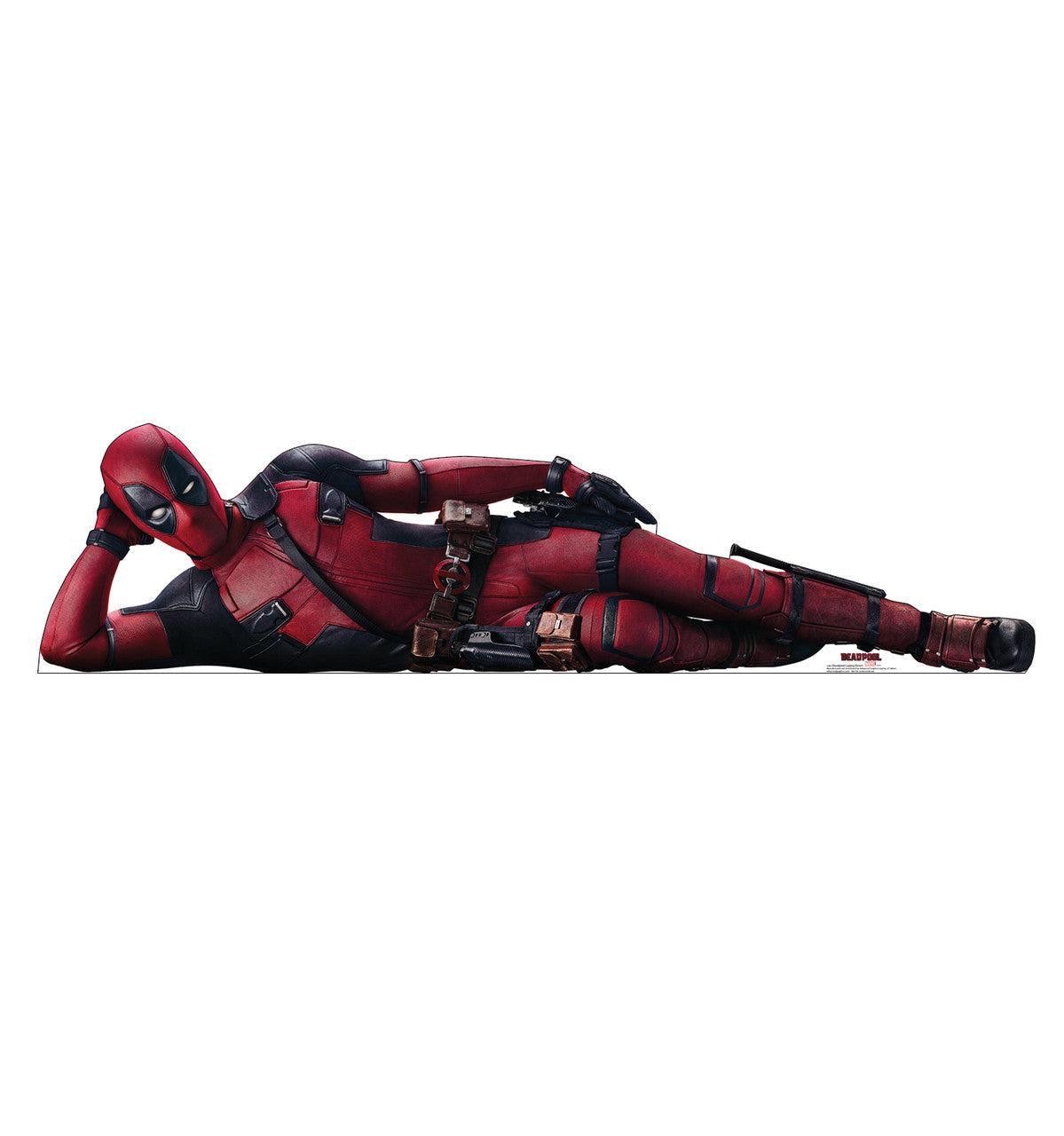 Deadpool Ryan Reynolds laying LIFE SIZE STANDEE cardboard stand up NEW