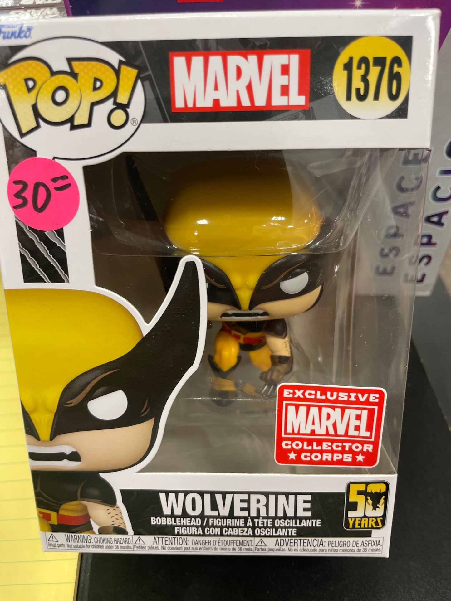 Marvel xmen wolverine 1376 Funko Pop! Vinyl figure cartoon