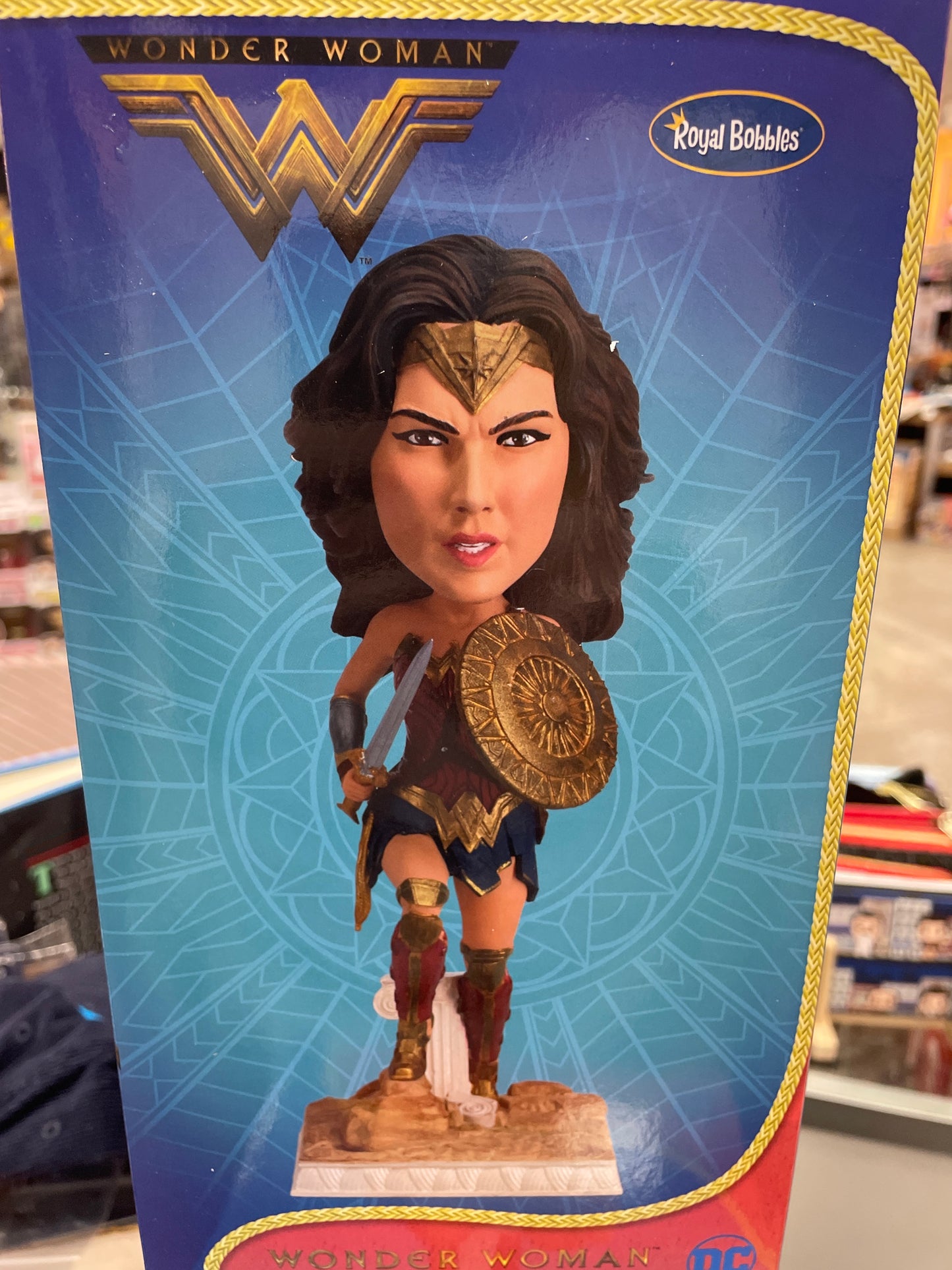 Wonder Woman gal gadot head Bobble head Royal bobbles