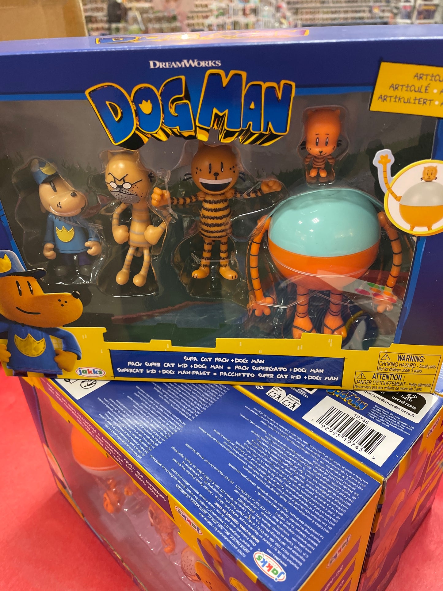Dog Man Figures dreamworks the movie Jakks
